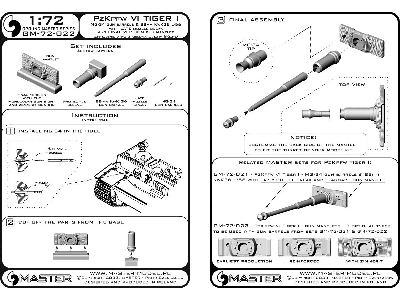 Pzkpfw Vi Tiger I - Lufy Mg-34 I Lufa DziaÄąâ€ša 88mm Kwk36 L/56 Z PÄ‚Ĺ‚ÄąĹźnĂ„â€¦ WersjĂ„â€¦ Hamulca Wylotowego I FinalnĂ„â€¦ O