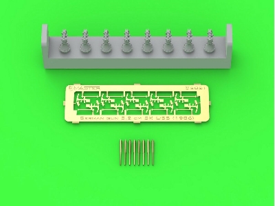 Sms Emden - Działa 5,2 Cm Sk L/55 - (żywica, Elementy Fototrawione I Toczone) - (8szt.) - image 1