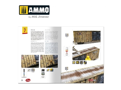 A.Mig R-1201 Ammo Rail Center Solution Box Mini 02 - American Trains. All Weathering Products - image 2