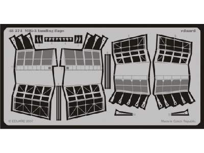 MiG-3 landing flaps 1/48 - Trumpeter - image 1