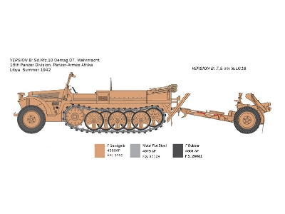 Sd. Kfz. 10 Demag D7 with 7,5 cm leIG 18 and crew - image 5