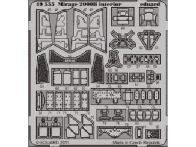 Mirage 2000B interior S. A. 1/48 - Kinetic - image 1