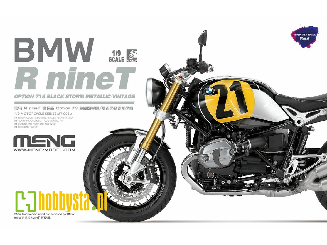 Bmw R Ninet Option 719 Black Storm Metallic/Vintage - image 1