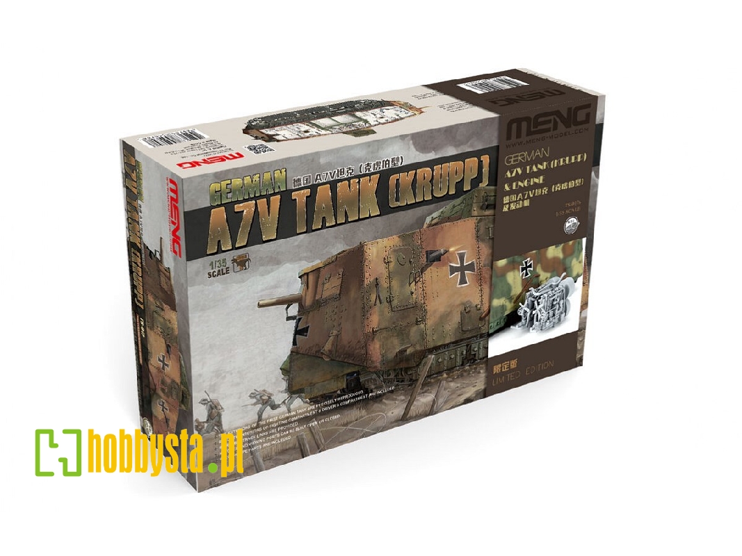 German A7v Tank & Engine (Krupp) Limited Edition - image 1