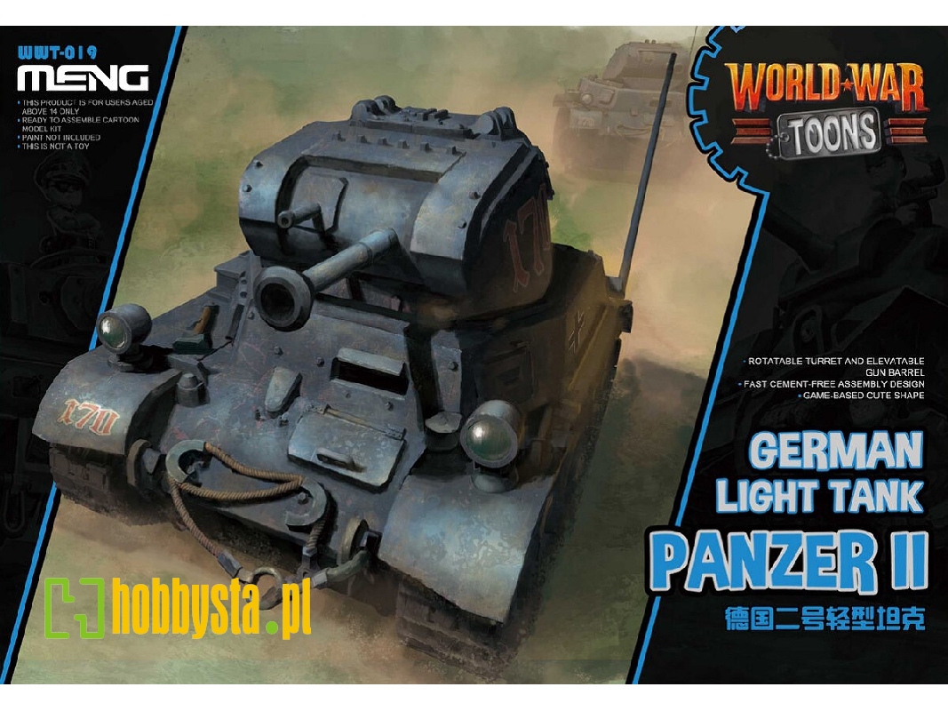 World War Toons Panzer Ii German Light Tank - image 1