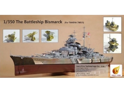 The Battleship Bismarck Detail Up Set (Tamiya 78013) - image 1