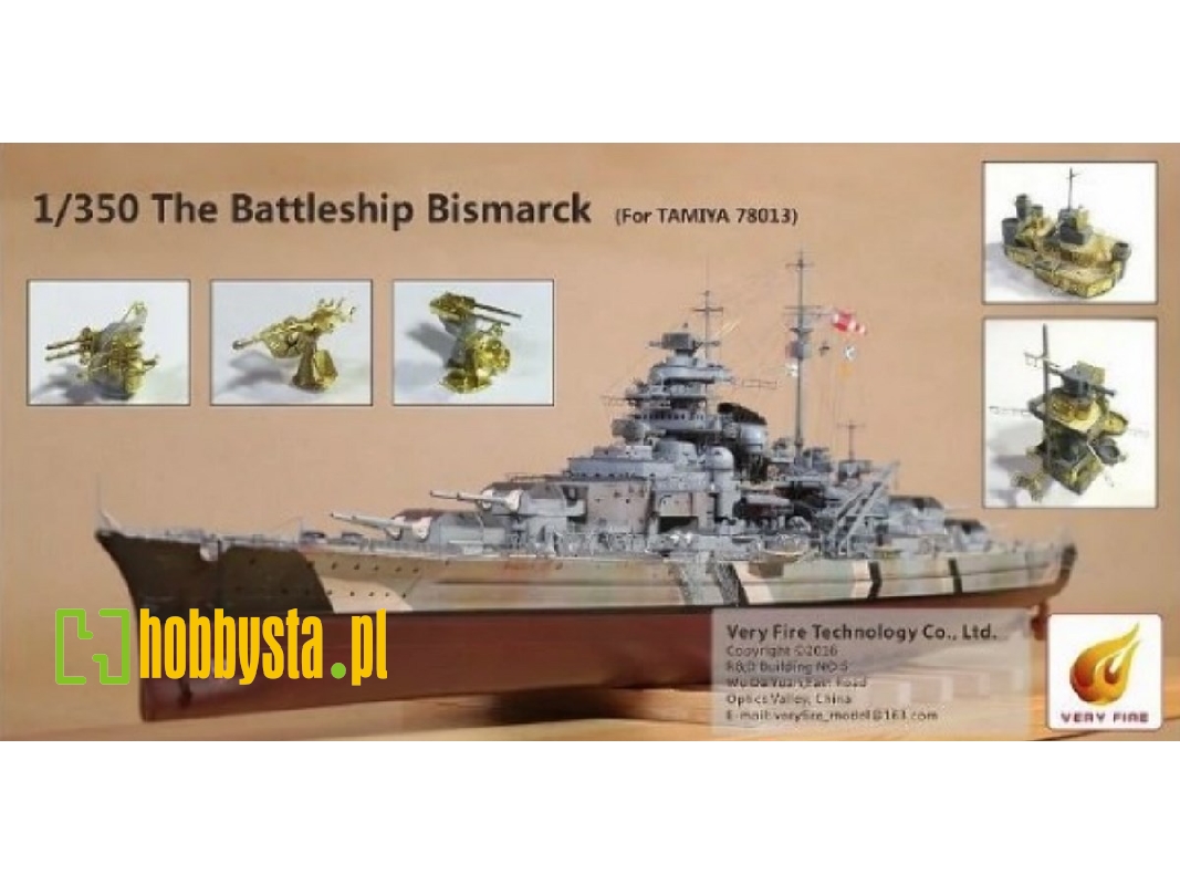 The Battleship Bismarck Detail Up Set (Tamiya 78013) - image 1