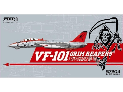 Vf-101 Grim Reapers F-14b Limited Edition - image 1