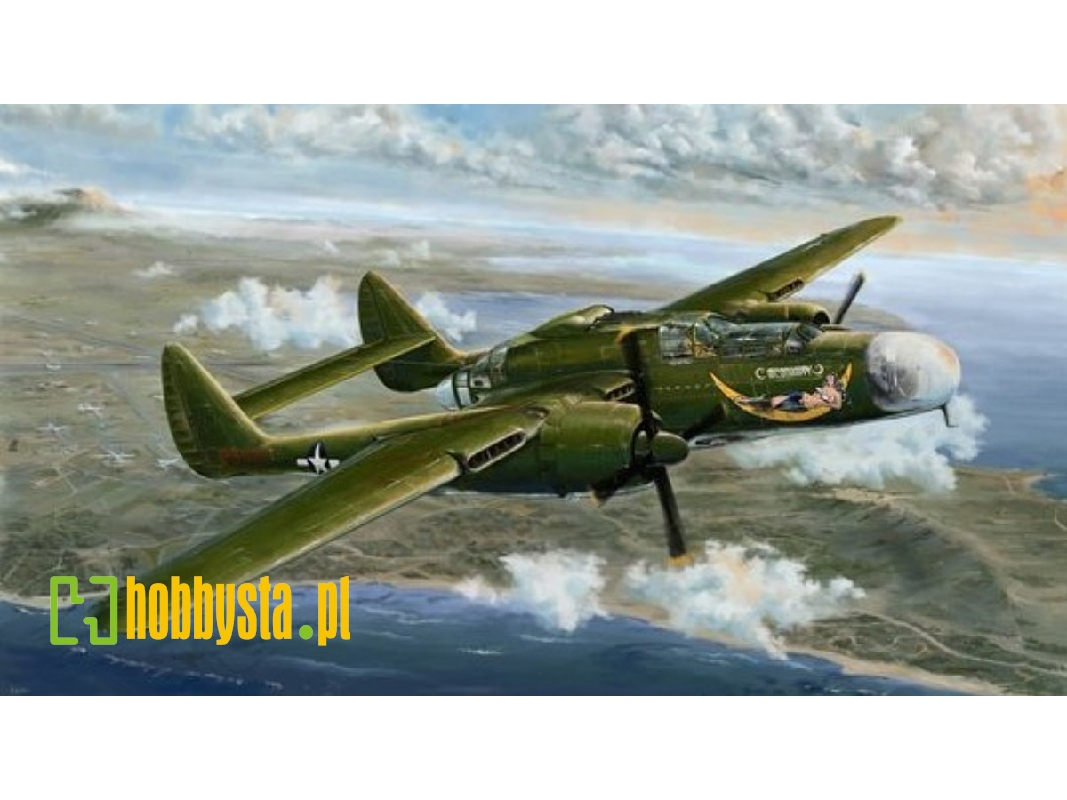 Usaaf Northrop P-61a Black Widow Glass Nose - image 1