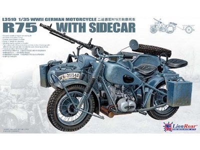 German Iiww Motorcycle Bmw R75 With Sidecar - image 1