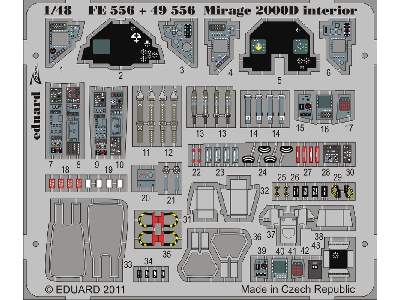 Mirage 2000D interior S. A. 1/48 - Kinetic - image 2