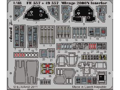Mirage 2000N interior S. A. 1/48 - Kinetic - image 2