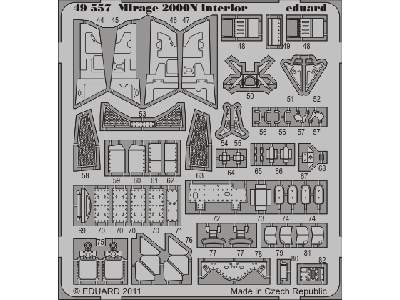 Mirage 2000N interior S. A. 1/48 - Kinetic - image 3