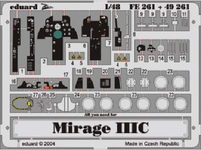 Mirage IIIC 1/48 - Eduard - - image 1