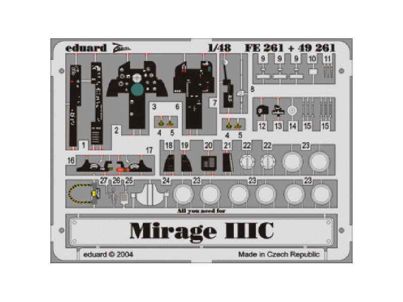 Mirage IIIC 1/48 - Eduard - - image 1