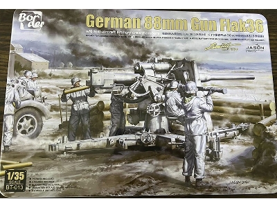 German 88mm Gun Flak 36 W/ 6 Crew Members - image 18