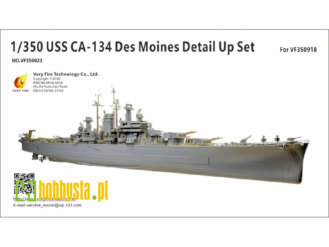Uss Ca-134 Des Moines Detail Up Set (For Very Fire) - image 1