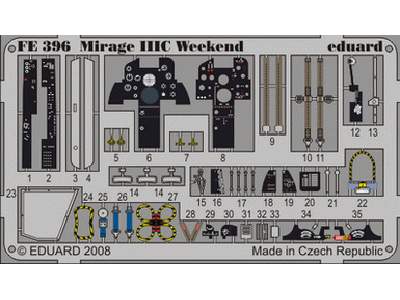 Mirage IIIC Weekend 1/48 - Eduard - - image 1