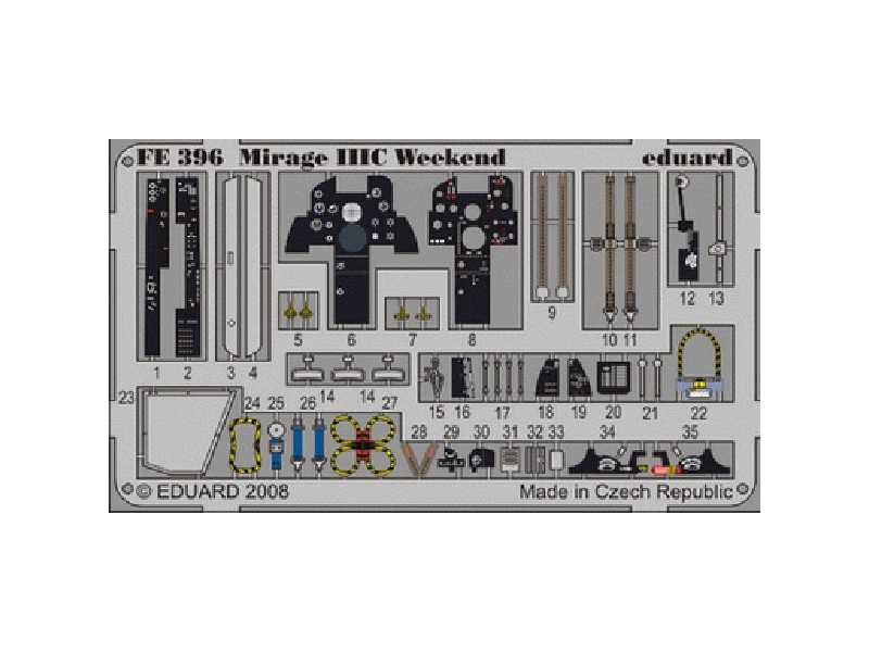 Mirage IIIC Weekend 1/48 - Eduard - - image 1