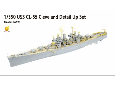Uss Cl-55 Cleveland Detail Up Set (Adapted To Vf350920) - image 1