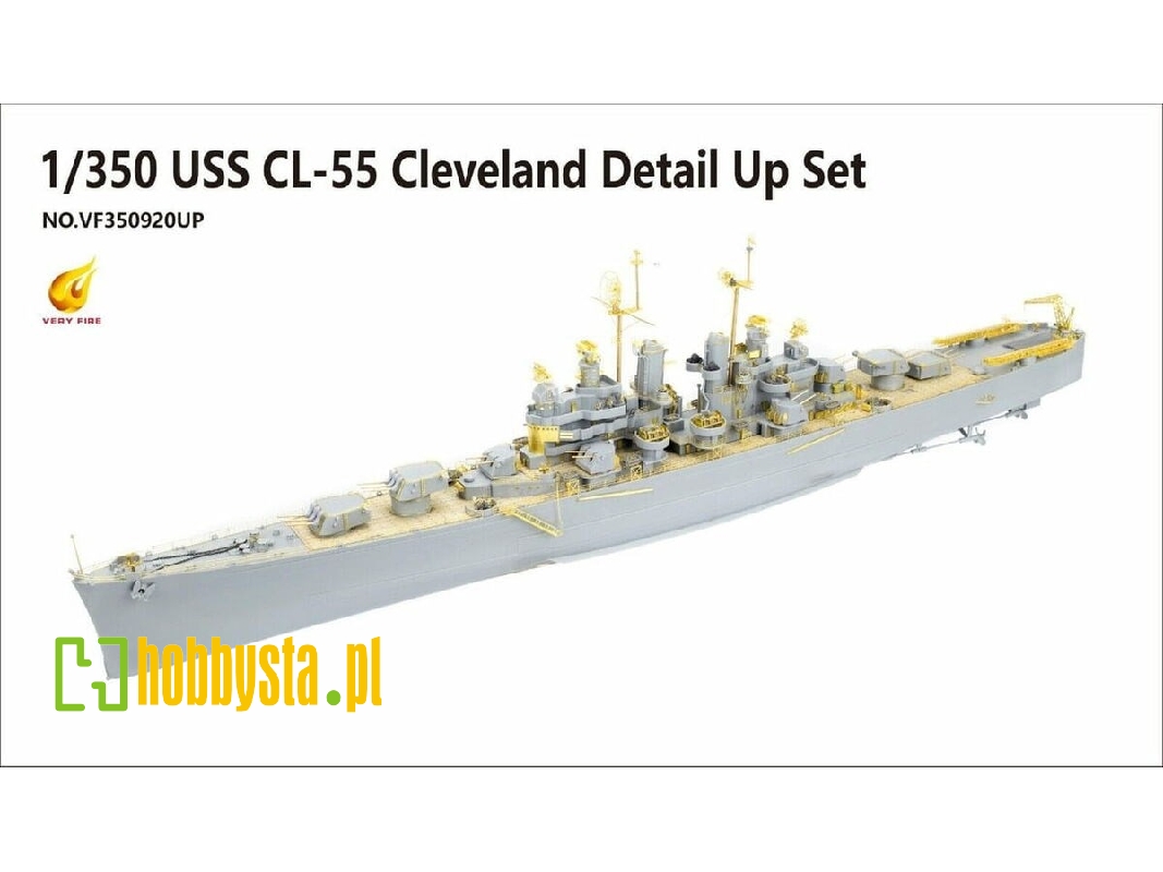 Uss Cl-55 Cleveland Detail Up Set (Adapted To Vf350920) - image 1