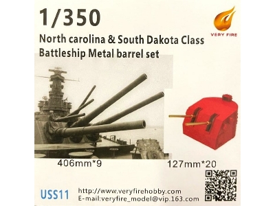 Uss Nc/Sd Class Metal Barrels And Waterblast - image 1