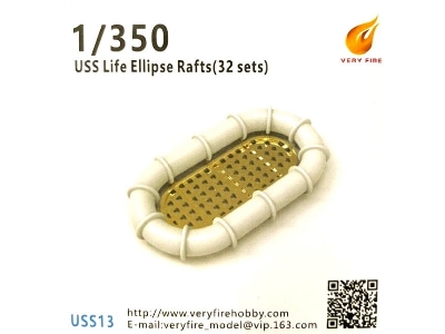 Uss Life Ellipse Rafts (32 Sets) - image 1