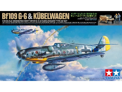 Messerschmitt Bf109 G-6 & Kubelwagen Type 82 Set - image 1