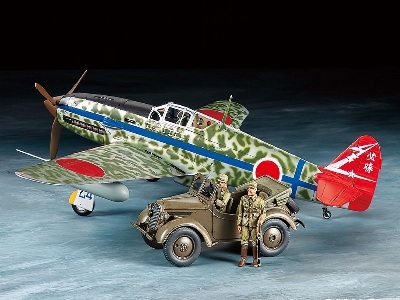 Kawasaki Ki-61-id Hien (Tony) & 4x4 Light Vehicle Kurogane Set - image 2