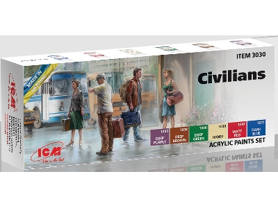 аcrylic Paints Set "civilians" - image 1