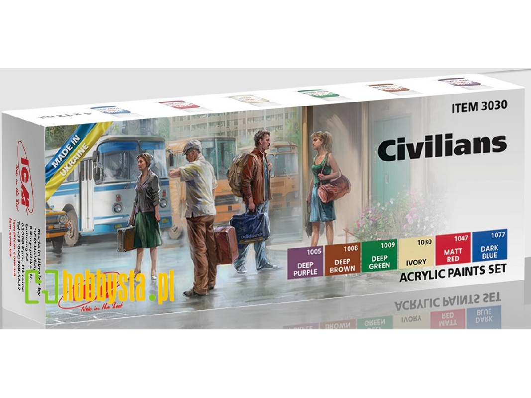 аcrylic Paints Set "civilians" - image 1 аcrylic Paints Set "civilians" - image 1