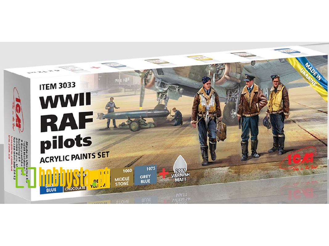 Acrylic Paint Set For WWII Raf Pilots - image 1