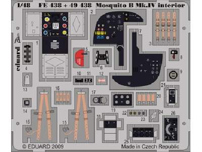 Mosquito B Mk. IV interior S. A. 1/48 - Revell - - image 1