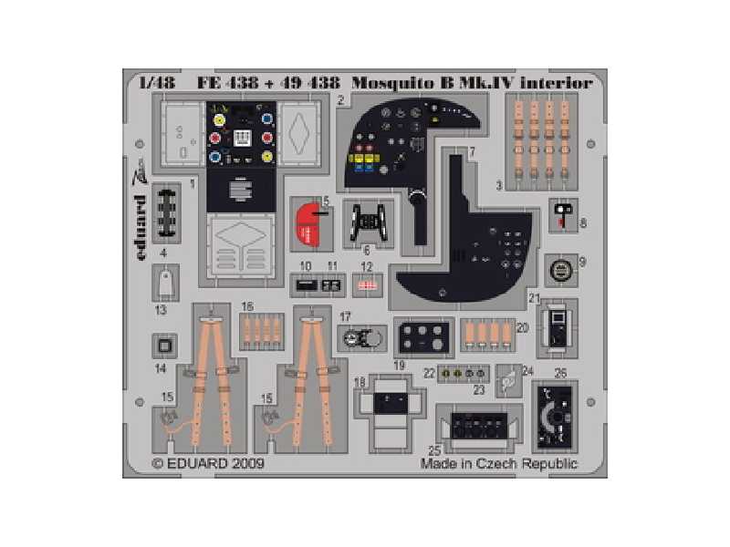 Mosquito B Mk. IV interior S. A. 1/48 - Revell - - image 1