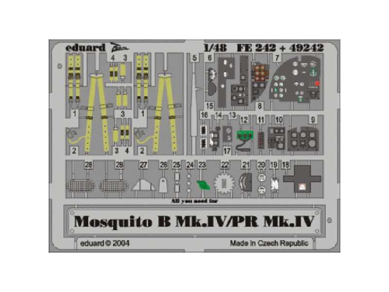 Mosquito B. Mk. IV/ PR Mk. IV 1/48 - Tamiya - - image 1 Mosquito B. Mk. IV/ PR Mk. IV 1/48 - Tamiya - - image 1