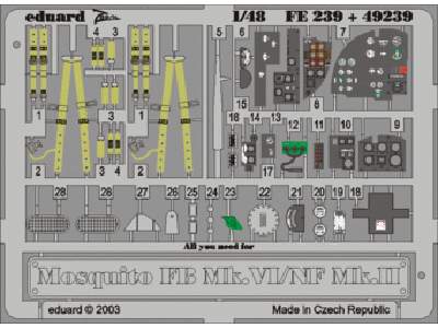 Mosquito FB Mk. VI/ NF Mk. II 1/48 - Tamiya - - image 1