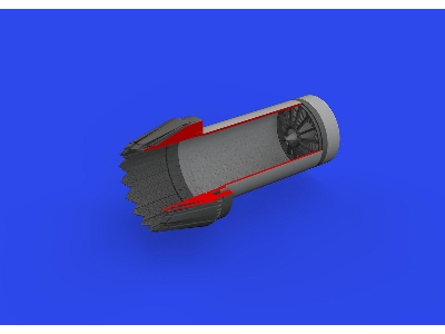 F-35A exhaust nozzle PRINT 1/48 - TAMIYA - image 2