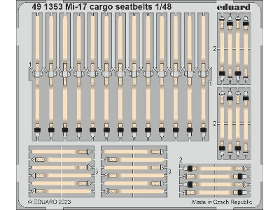 Mi-17 cargo seatbelts 1/48 - AMK - image 1