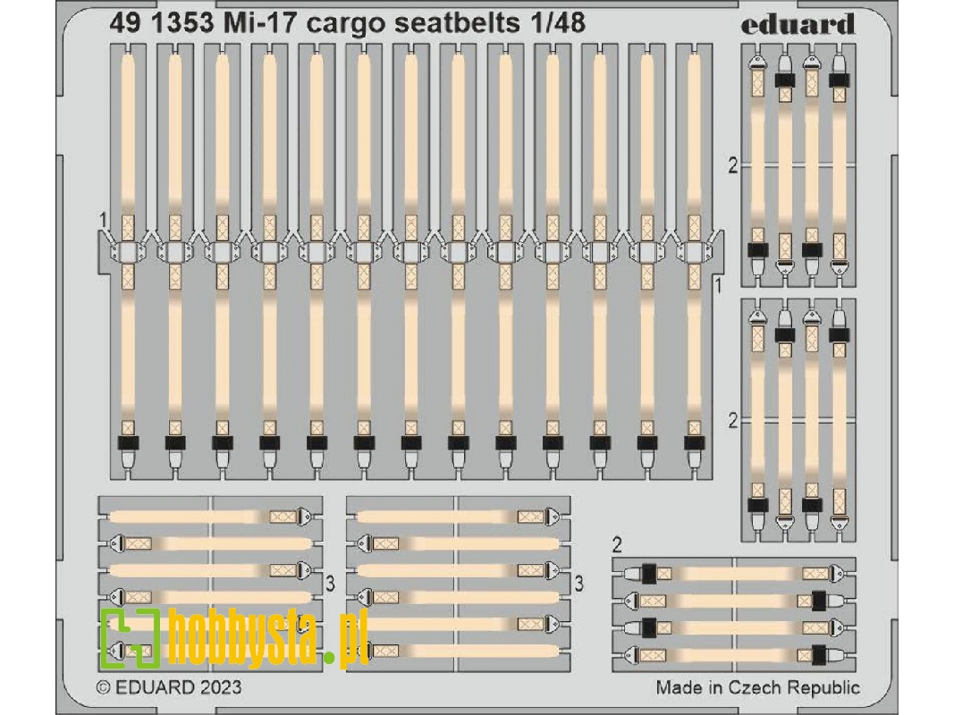 Mi-17 cargo seatbelts 1/48 - AMK - image 1