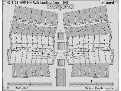 A6M2-N Rufe landing flaps 1/48 - EDUARD - image 1