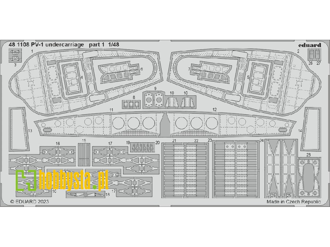 PV-1 undercarriage 1/48 - ACADEMY - image 1