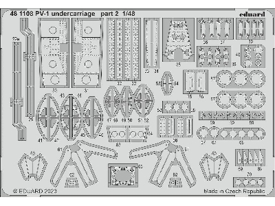 PV-1 undercarriage 1/48 - ACADEMY - image 2