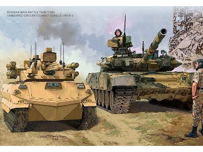 Russian Main Battle Tank T-90A & Uran-9 - image 1