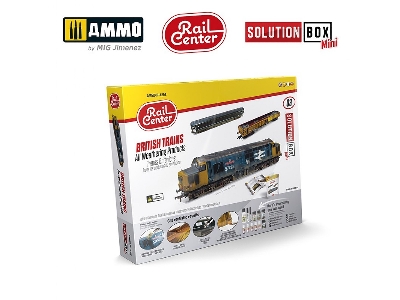 R-1202 Ammo Rail Center Solution Box Mini 03 - British Trains. All Weathering Products - image 1