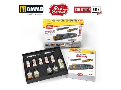 R-1202 Ammo Rail Center Solution Box Mini 03 - British Trains. All Weathering Products - image 3