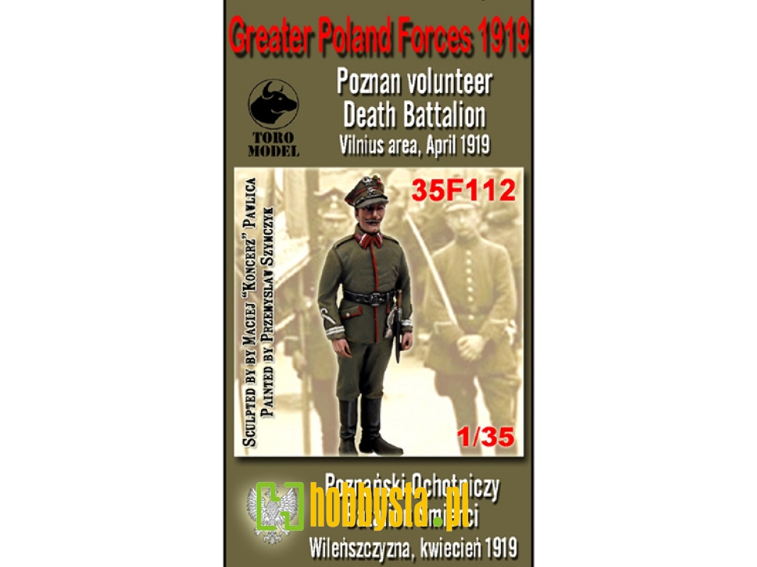 Poznański Ochotniczy Batalion śmierci - Wileńszczyzna, Kwiecień 1919 - Wojska Wielkopolskie 1919 - image 1