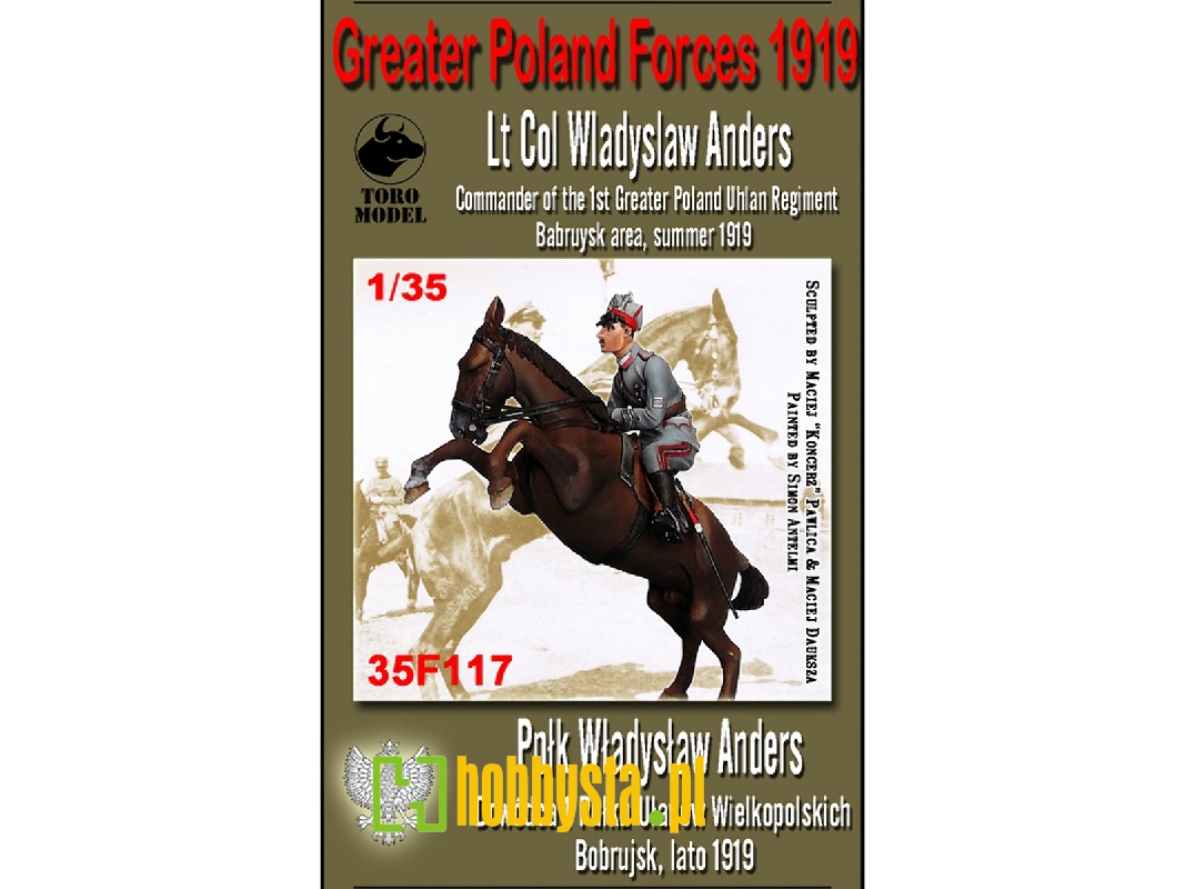 PpÄąâ€šk. WÄąâ€šadysÄąâ€šaw Anders - DowÄ‚Ĺ‚dca 1 PuÄąâ€šku UÄąâ€šanÄ‚Ĺ‚w Wielkopolskich - Wojska Wielkopolskie 1919 - image 1