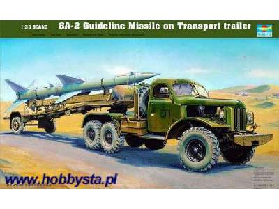 SA-2 Guideline Missile on Transport Trailer - image 1