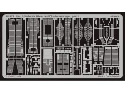 OV-1A/ B/D wheel well/ undercarriage 1/48 - Revell - image 1