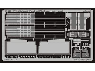 OV-1A/ B/D wheel well/ undercarriage 1/48 - Revell - image 3